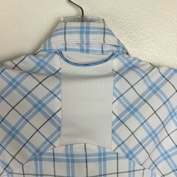 Under Armour Mens Short Sleeve Tide Chaster Shirt Size Large Vented Fishing - Picture 6 of 7